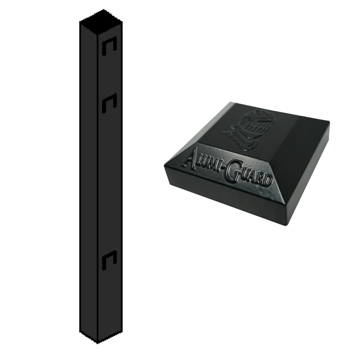 Catalyst Manchester 2.5"x2.5" Black Post w/ Cap