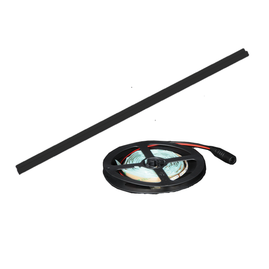 92" Under Rail Strip Light and 96" Under Rail U-Channel