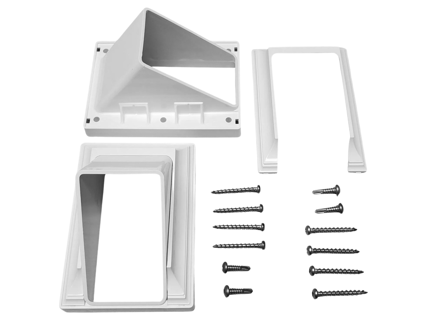 Waymark Vinyl 2"x3.5" Summit Stair Bracket, set of 2